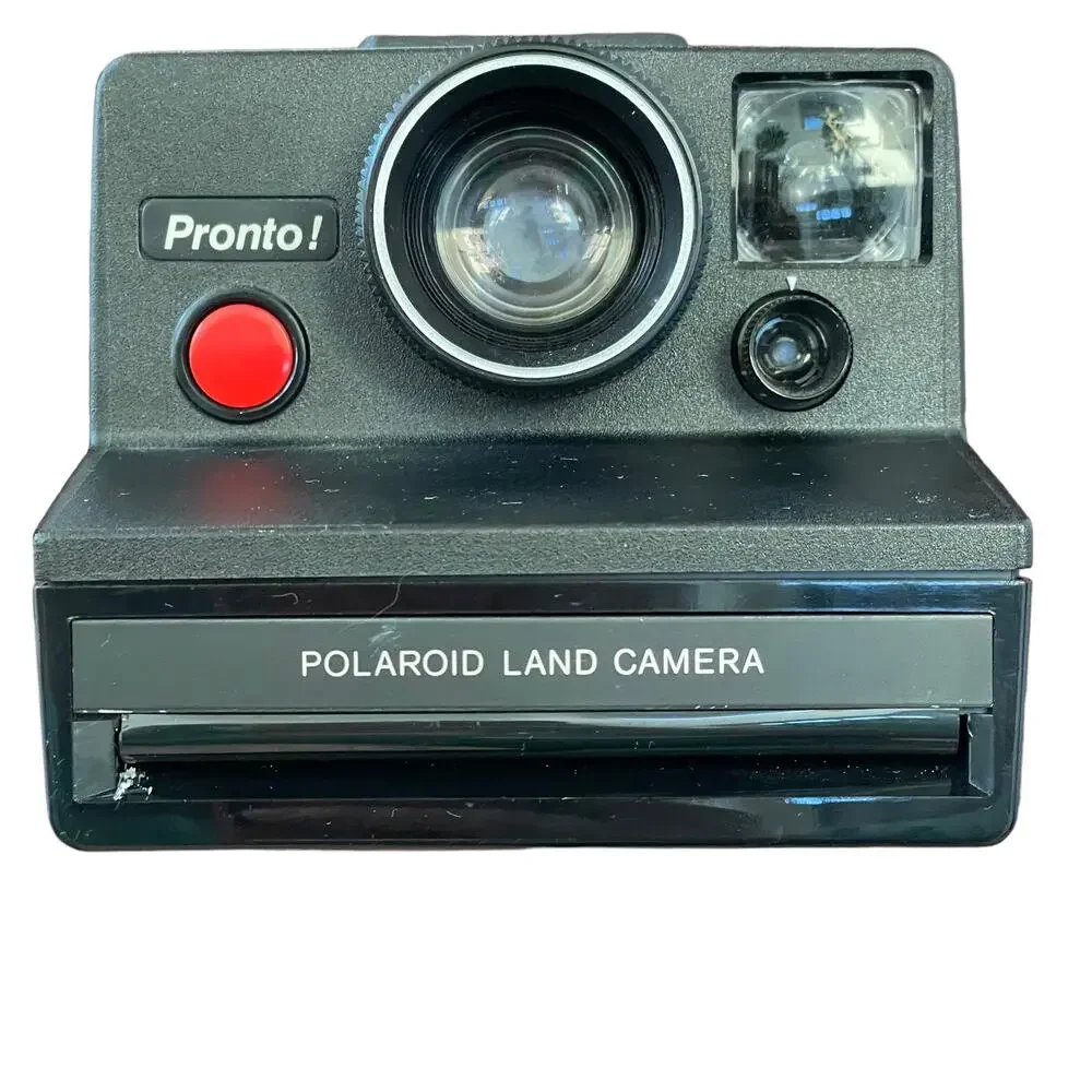 Polaroid Pronto Land Camera SX-70 w/ Vinyl Case Manual Vtg Photography UNTESTED